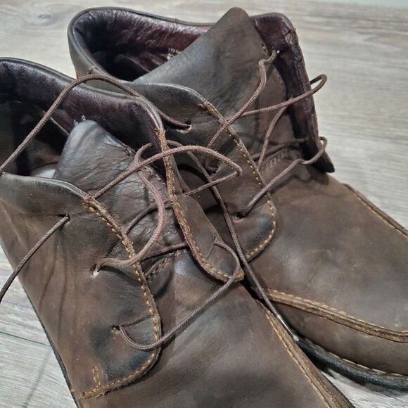Born Henrik Mens Chukka Ankle Boots Brown Leather Lace Up Sz 9/40.5 - Picture 16 of 16